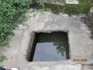 村民自建的简易水池